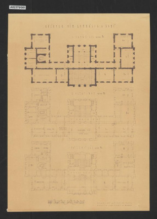Státní německé gymnásium, Brno, Komenského nám. čp. 6 (budoucí Masarykovo nám.)