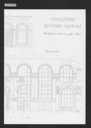 Uměleckoprůmyslové muzeum (Mährisches Gewerbe - Museum), Brno, ul. Husova 14?