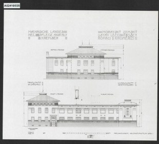 Zemský ústav choromyslných, Kroměříž, ul. Havlíčkova 1265