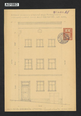 Oprava domu A. Čechové, Olomouc, č. p. 148