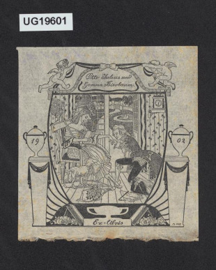Ex-libris Otto Iulius und Gemma Bierbaum