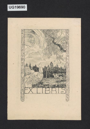 Ex libris (bez jména majitele)