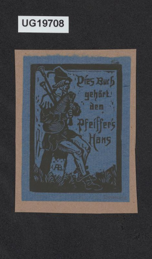 Dies Buch gehört dem Pfeiffer's Hans