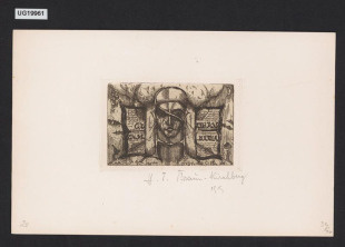 Ex libris Emil Braun