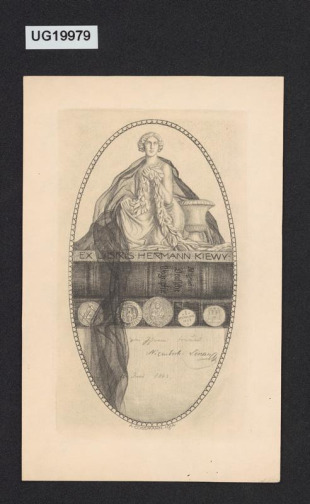 Ex libris Hermann Kiewy