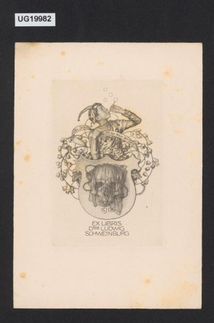 Ex libris Dris Ludwig Schwenburg