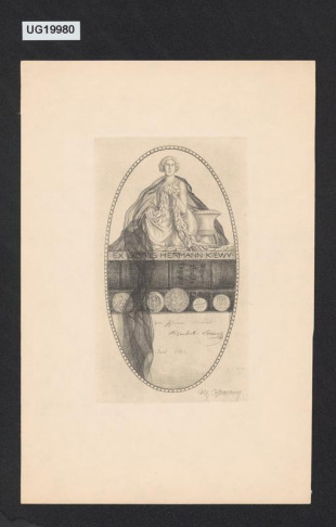 Ex libris Hermann Kiewy