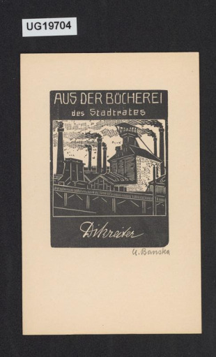 Aus der Bücherei des Stadtrates Dikreiter