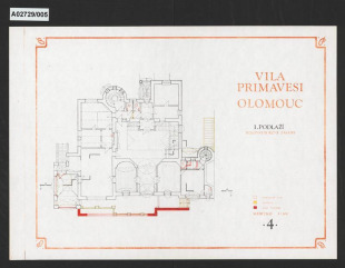 Vila Primavesi - studie rekonstrukce, Olomouc, ul. Univerzitní 224/7