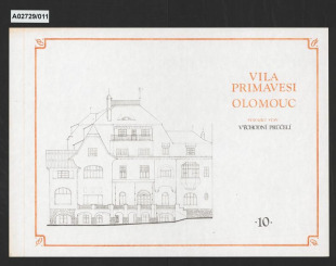 Vila Primavesi - studie rekonstrukce, Olomouc, ul. Univerzitní 224/7