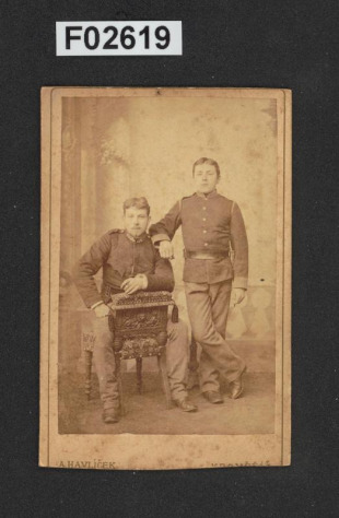 kabinetní portrétní vizitková fotografie