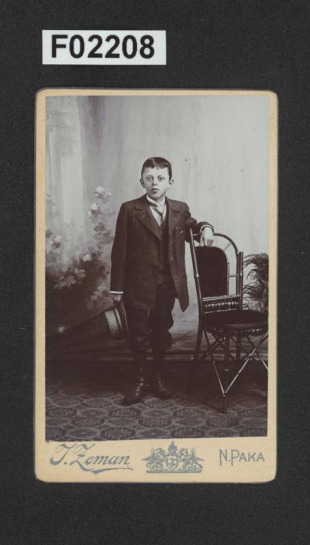 kabinetní portrétní vizitková fotografie