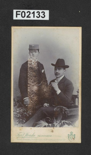 kabinetní portrétní vizitková fotografie