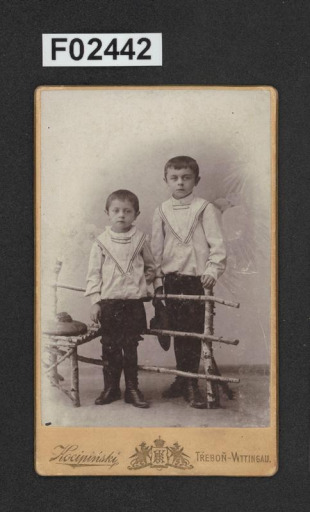 kabinetní portrétní vizitková fotografie