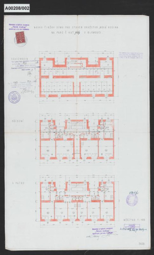 Domy stavebního a bytového družstva "Nová rodina" v Olomouci, čp. 981 - Olomouc
