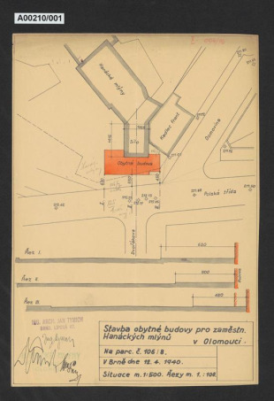 Obytný dům zaměstnanců Hanýckých mlýnů, akc. spol. v Olomouci, čp. 770 Olomouc