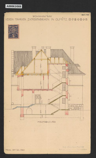 Obytný dům Spolku moravských cukrovarníků, Olomouc, č.p. 593 (tř. Spojenců 593/14)