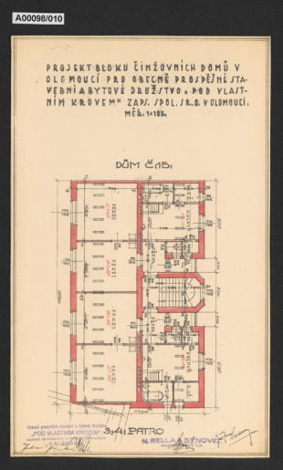Domy Obecně prospěšného stavebního a bytového družstva "Pod vlastním krovem", Olomouc, č.p. 1016 a 1019 (Starodružiníků 1016/4 a kpt. Nálepky 1019/18)