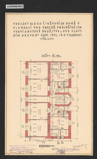 Domy Obecně prospěšného stavebního a bytového družstva "Pod vlastním krovem", Olomouc, č.p. 1016 a 1019 (Starodružiníků 1016/4 a kpt. Nálepky 1019/18)