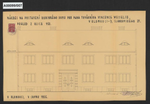 Rodinný dům Vincence Wesselse, Olomouc-Hodolany, č.p. 516