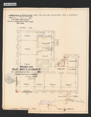 Přestavba banky Slavia, Olomouc, nám. Národních hrdinů č.p. 622 (č.o. 4)