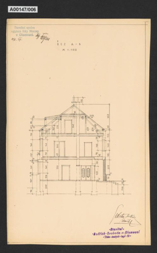 Administrativní budova stavební správy regulace řeky Moravy, Olomouc-Nové Sady, U Dětského domova č.p. 263 (č.o. 4)