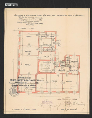 Přestavba banky Slavia, Olomouc, nám. Národních hrdinů č.p. 622 (č.o. 4)