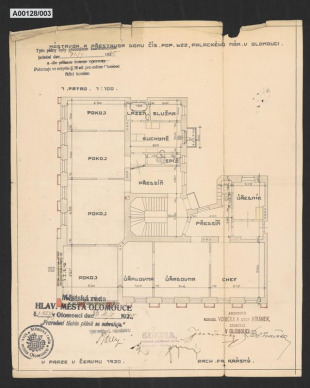 Přestavba banky Slavia, Olomouc, nám. Národních hrdinů č.p. 622 (č.o. 4)