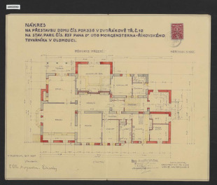 Přestavba domu dr. Otto Morgensterna, Olomouc, Vídeňská č.p. 636 (č.o. 10)