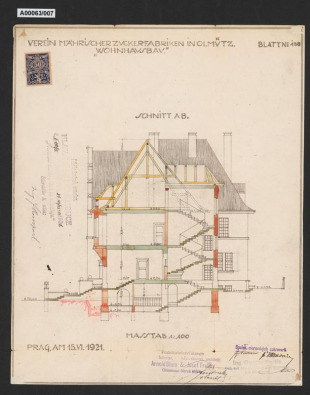 Obytný dům Spolku moravských cukrovarníků, Olomouc, č.p. 593 (tř. Spojenců 593/14)