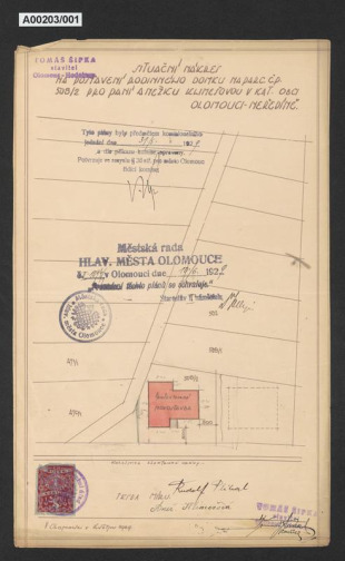 Rodinný dům se sochařským ateliérem Anežky Klimešové v Olomouci, čp. 95 - Neředín