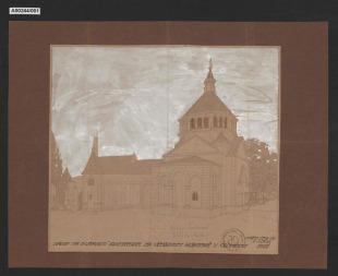 Návrh krematoria v Olomouci