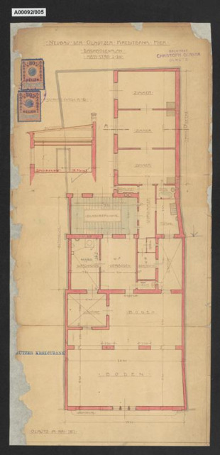 Olomoucká úvěrová banka, Olomouc, č.p. 285 (Horní nám. 285/8)