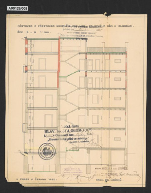 Přestavba banky Slavia, Olomouc, nám. Národních hrdinů č.p. 622 (č.o. 4)