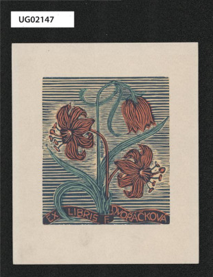 Ex libris F. Dvořáčková