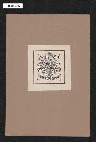 Ex libris Kurt Braun