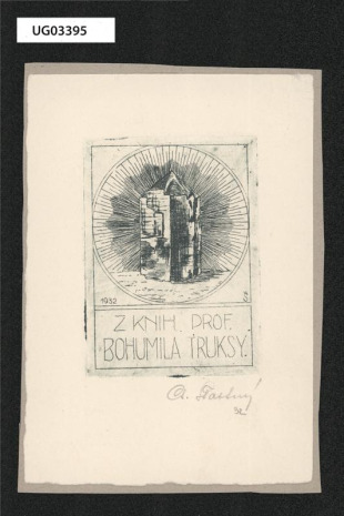 Ex libris prof. Bohumila Truksy