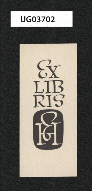 Ex libris E H