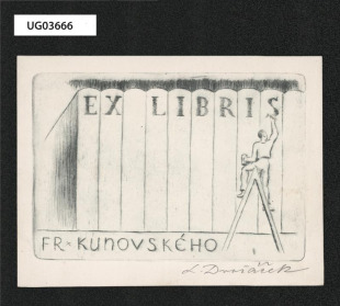 Ex libris Fr. Kunovského