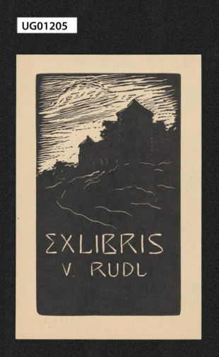 Ex libris V. Rudl