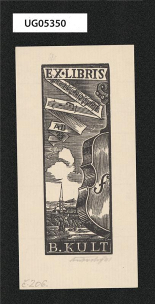 Ex libris B. Kult