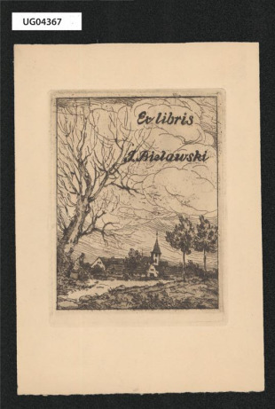 Ex libris J. Bielawski