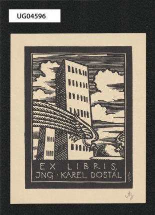 Ex libirs ing. Karel Dostál
