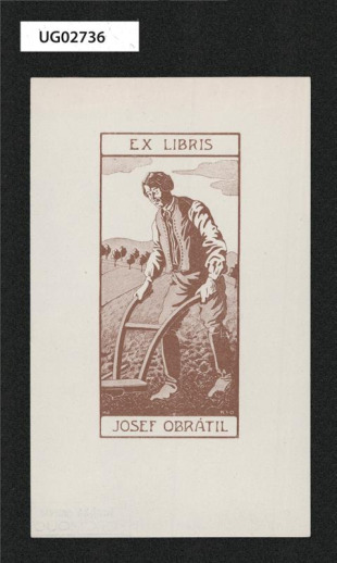 Ex libris Josef Obrátil