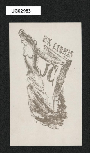 Ex libris J Č (Josef Čížek)