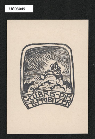 Ex libris Dr Fr. Pribitzer