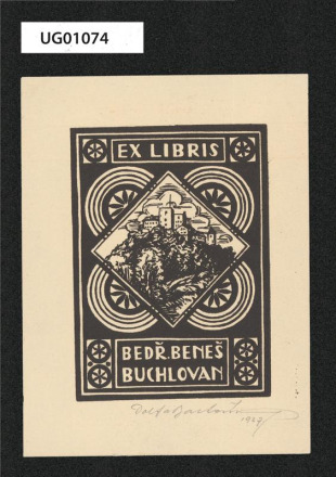 Ex libris Bedřich Beneš Buchlovan