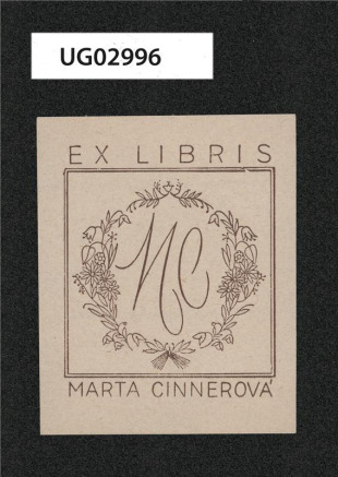 Ex libris Marta Cinnerová