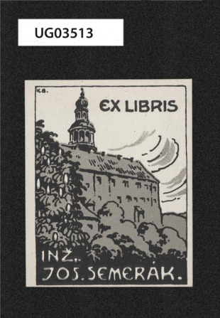 Ex libris inž. Jos. Semerák