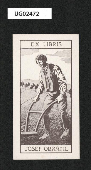 Ex libris Josef Obrátil